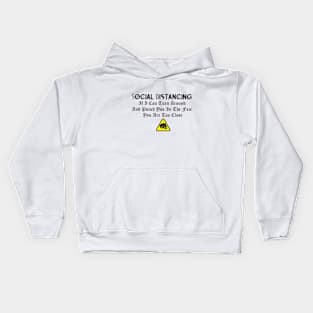 Keep Distance Punch you in the tee Kids Hoodie